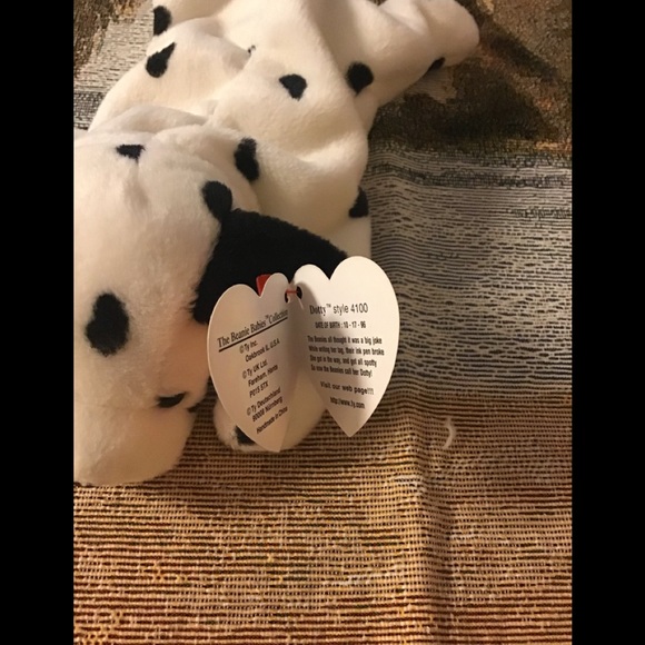 TY Beanie Baby Dotty the Dog hang tag good shape great stocking stuffer - Picture 3 of 6